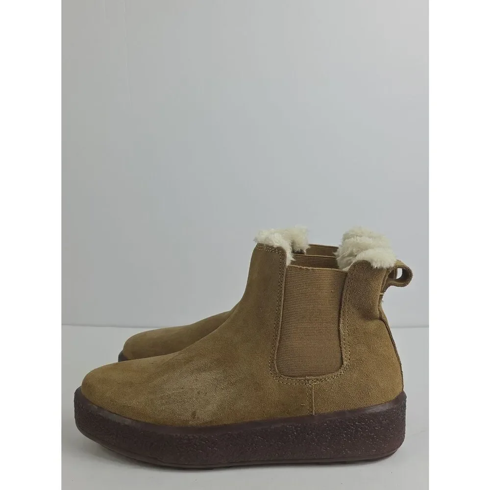 Madewell The Toasty Suede Leather Women's Booties Size 9